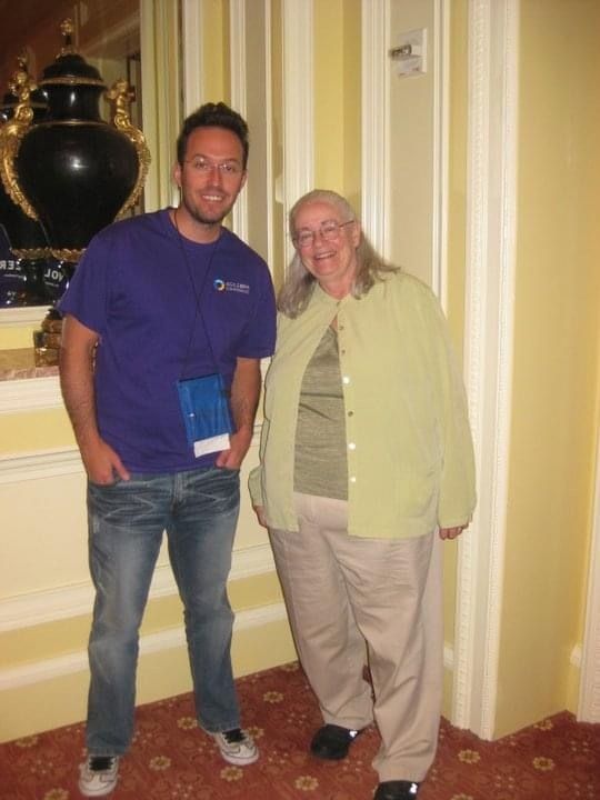 Mary with Fede in Agile 2011